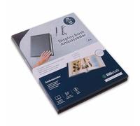 Rillstab Ambassadeur Cartella Conferenza A4 | Similpelle | 20 Tasche 40 Viste | Blocco Note Integrato 25 Fogli | Tasche Documenti e Biglietti | Nero | RI98024