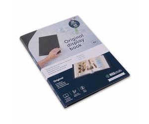 Rillstab Cartella portapresentazioni originale A4 con 20 buste trasparenti, 40 facciate visibili. Meccanismo brevettato. Ideale come menu, per scuola, ufficio, musicisti e portfolio. Colore nero.