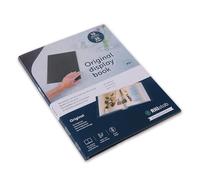 Rillstab Original A4 Präsentationsmappe mit 10 transparenten Klarsichthüllen, Sichtbuch mit patentiertem Rillstab-Mechanismus, 10 mm Rücken, austauschbare Deckel, für Schule und Büro, Schwarz