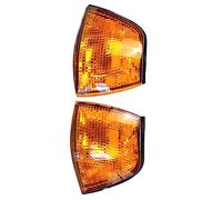 Riloer 1 paio di coperture per luci d'angolo per fari indicatori di direzione, compatibile con BM-W E36 Serie 3 4DR berlina/Hatchback 1992-1998, lente gialla