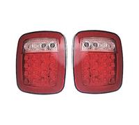 Riloer 1 paio di luci posteriori Compatibile con auto da 12 V Compatibile con Jeep Wrangler TJ CJ YJ 1998-2006, colore della luce rosso + bianco + giallo, posteriore sinistro/destro