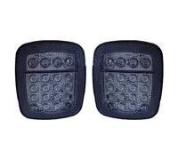 Riloer 1 paio di luci posteriori per auto da 12 V compatibile con Jeep Wrangler TJ CJ YJ 1998-2006, colore della luce rosso + bianco + giallo, posteriore sinistro/destro