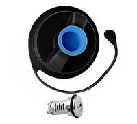 Riloer 1 tappo per serbatoio del carburante con cilindro di bloccaggio, compatibile con J-E EP Wrangler JL 2018-2022, codice articolo 82215184, nero