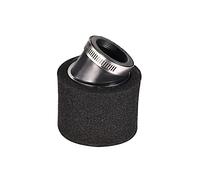 Riloer 1 x filtro dell'aria a doppia schiuma per la maggior parte delle moto e biciclette da 5 a 48 mm, filtro dell'aria a doppia spugna in schiuma, detergente per filtro dell'aria rosso/nero