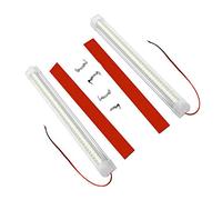 Riloer 108 Lampada per barra luminosa interna a LED, striscia luminosa a LED universale 12V, strisce luminose per interni auto 6500K luce bianca