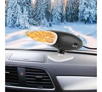 Riloer 12V 150W 2in1 Riscaldamento 12v per Auto, Auto Accendisigari Riscaldatore Ventola di raffreddamento Sbrinatore Disappannatore