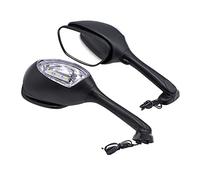 Riloer 1Coppia di indicatori di direzione integrati a LED per moto per S-uzuki GSXR1000 2005-2015 GSXR600 GSXR750 2006-2021, Indicatori di specchietto retrovisore laterale impermeabili