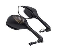Riloer 1Coppia di indicatori di direzione integrati a LED per moto per S-uzuki GSXR1000 2005-2015 GSXR600 GSXR750 2006-2021, Indicatori di specchietto retrovisore laterale impermeabili