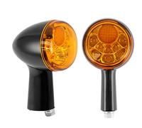 Riloer 1Coppia di indicatori di direzione posteriori a LED per moto compatibile con Harley-Davidson XL883 XL1200 Sportster 1992-2021, indicatori di direzione universali Luci freno di marcia