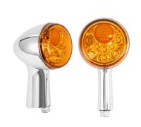 Riloer 1Coppia di indicatori di direzione posteriori a LED per moto compatibile con Harley-Davidson XL883 XL1200 Sportster 1992-2021, indicatori di direzione universali Luci freno di marcia