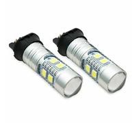 Riloer 2 x 10 W senza errori LED luce di retromarcia fendinebbia indicatore di direzione lampadina a risparmio energetico per BMW F34 F31 F30 Canbus DRL universale