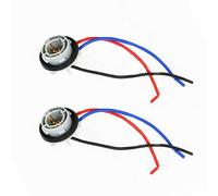 Riloer 2pcs 1157 Portalampada Portalampada BAY15D Portalampada P21 / 5W Connettore base adattatore per luce freno Accessori auto in plastica