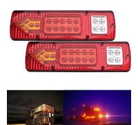 Riloer 2x Fanale Posteriore a LED per Camion, Roulotte, Furgoni, Rimorchi per Barche