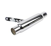 Riloer 38 mm/1.50in Terminale Scarico Moto Tubo Universale Tubo di Scarico Moto Adattatore Tubo di Scarico Compatibile con Harley