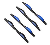 Riloer 4pcs Anti-collisione Striscia di protezione della porta dell'auto, i riflettori del bordo della porta dell'automobile in PVC Protezioni per prevenire i graffi proteggono i bordi, rosso/blu