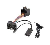 Riloer - Adattatore cavo audio Bluetooth AUX con microfono, adattatore cavo AUX a 12 poli con grande connettore e microfono