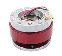 Riloer Adattatore per mozzo volante universale per auto a sgancio rapido a scatto Kit Boss 6 fori (rosso)