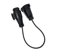 Riloer Adattatore per rimorchio da 7 poli a 13 pin, 12 V, compatibile con roulotte e rimorchi che utilizzano spine standard europee a 13 pin collegate a prese da traino a 7 pin