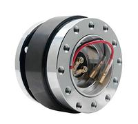Riloer Adattatore universale a sfera per kit mozzo volante a 7 fori, a sgancio rapido (nero)