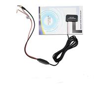 Riloer Antenna Dab Adattatore per antenna per auto, Antenna per auto DAB DAB + Antenna per autoradio digitale Antenna SMA Supporto per vetro con spina maschio