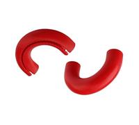 Riloer Copertura per gancio di traino per rimorchio in gomma per paraurti anteriore, compatibile con Ford F-150 2004-2025 4L3Z17A954AA 6L3Z17A954AA, rosso