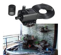 Riloer DC 12V Pompa acqua sommergibile per piscina ultra silenziosa, pompa acqua 100% impermeabile universale per fontana, distributore d'acqua, sistema di ciclo auto (QR50H 400L/H 10W)