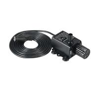 Riloer DC 12V Pompa acqua sommergibile per piscina ultra silenziosa, pompa acqua 100% impermeabile universale per fontana, distributore d'acqua, sistema di ciclo auto (QR50C 300L/H 6W)