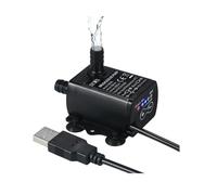 Riloer DC 5V Pompa acqua sommergibile per piscina ultra silenziosa, pompa acqua 100% impermeabile universale per fontana, distributore d'acqua, sistema di ciclo auto (QR50L 300L/H 4.8W)