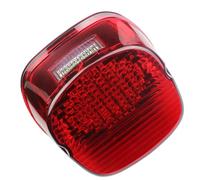 Riloer Fanale posteriore a LED per moto per la maggior parte dei modelli Compatibile con Harley-Davidson, Rosso, Collega e gioca