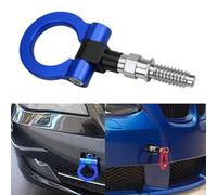 Riloer Gancio di traino per auto, gancio di traino per auto, kit di anello di traino per paraurti, in lega di alluminio, gancio per rimorchio, gancio di traino Compatibile con BMW