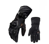 Riloer Guanti invernali impermeabili per uomo e donna - Dita touch screen e palmo in silicone, per guanti da corsa moto Dirt Bike ATV UTV Guanti da ciclismo all'aperto