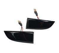 Riloer Indicatori di direzione dinamici a LED, indicatori di direzione sequenziali per specchietti laterali, per Renault Megane 3 MK3 III RS 2008-2016