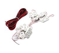 Riloer Kit di luci da lettura a LED per auto, 12 V, 14 W, super luminose, impermeabili e senza abbagliamento, universale, per furgoni, rimorchi, caravan, camion, auto, stivali