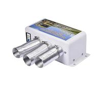 Riloer Riscaldatore Elettrico per Auto, sbrinatore per Camper, 12 V, 500 W-1000 W, Ventilatore per Auto Portatile, sbrinatore per finestrini a 3 Fori, Ventola di Riscaldamento e Raffreddamento