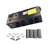 Riloer Riscaldatore Elettrico per Auto, sbrinatore per Camper, 12 V, 600 W-800 W, Ventilatore riscaldatore Portatile, 4 Fori, sbrinatore per Parabrezza, Riscaldamento e Raffreddamento