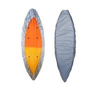 Riloer Set 1 Copertura kayak impermeabile per barche di diverse dimensioni 210D grigio, 3.6-4M