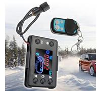 Riloer Telecomando per Riscaldatore Aria da Parcheggio con Controller LCD a 4 Tasti, Kit Display LCD e Telecomando, Regolatore per Riscaldatore Aria Diesel 12V 24V Universale