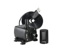 Riloer USB DC 5V Pompa acqua sommergibile per piscina ultra silenziosa, pompa acqua 100% impermeabile universale per fontana, distributore d'acqua, sistema di ciclo auto (QR50B 300L/H 4.8W)
