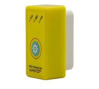 Riloer USB OBD2 Scanner, Fuel Saver Economy Nitro OBD2 Diesel Chip Tuning Box per auto per un risparmio di carburante del 15% Plug&Drive Low e Low Fuel (Giallo)