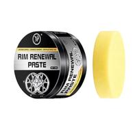 Rim Renewal Paste Scuff Remover For Car Wheel Restoration (Black,80g)