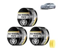 Rim Renewal Paste Wheel Care & Restoration Paste for Alloy Wheels (3pcs)