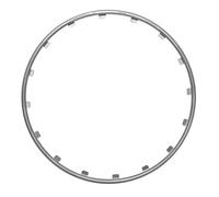 Rim Ringz™ Ø 15" Argento • Proteggono i cerchi in lega da urti e collisioni con