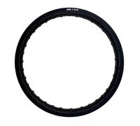 RIM ruota motociclistica da 18 pollici 2 15x18 32 36 fori a raggi 6061 in alluminio compatibile con modelli di bici standard Opzione colore argento nero(Black 36 Holes)