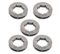 Rim Sprocket, Clutch Drum Rims Sprocket Set of 5, 3x8 7 Tooth Cutting Accessory Kit for Chainsaw Chain Drive, Lawn Mower Engine Replacement Parts and Repair Tools