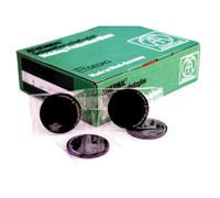 RIMAG Lenti di ricambio rotonde per occhiali Verde 12A-DIN