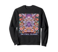 Rimane selvaggio, Flower Child in Full Blooms Illustrazioni Felpa