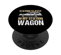 Rimanere di classe nella mia Station Wagon PopSockets PopGrip Adesivo