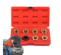 Rimanere il kit di strumenti, il kit del restauratore di thread | Metric Thread Chaser Set 8 pezzi Kit Restoir - Ripensare strumento di riparazione portatile Hex Tap per l'automobile