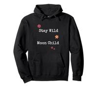 Rimanere Wild Moon Bambino Yoga Yogi Abbigliamento Casual Felpa con Cappuccio
