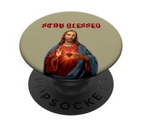 Rimanete benedetti con Gesù PopSockets PopGrip Adesivo